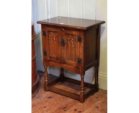 Lock of London two door hall cabinet