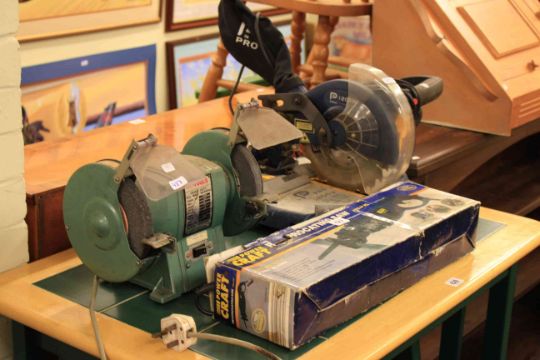 Powercraft Bench Drill Drill Stand Bench Grinder Mitre Saw And