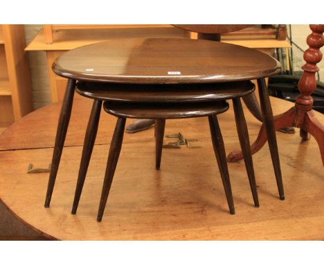 Ercol nest of three tables