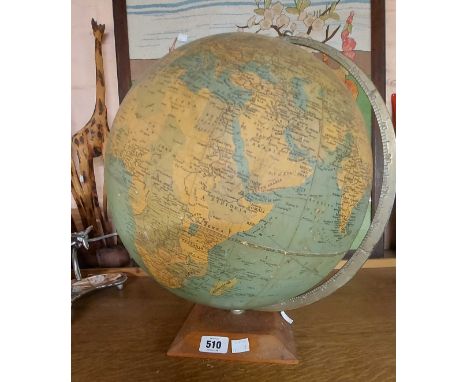 A vintage Philips Challenge globe on stand