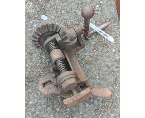 A Bissel floorboard clamp
