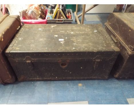 A Vintage Travelling Trunk.