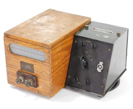 A GF Palmer of London signals box and a galvanometer. (2) 