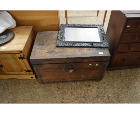A vintage packing trunk bearing label for S W Vines