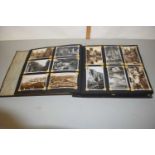 A postcard album with topographical cards, UK and Switzerland, many RP, approx 400 cards