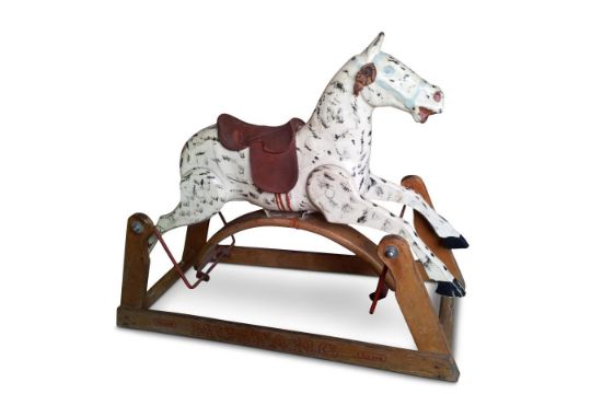 mustang rocking horse