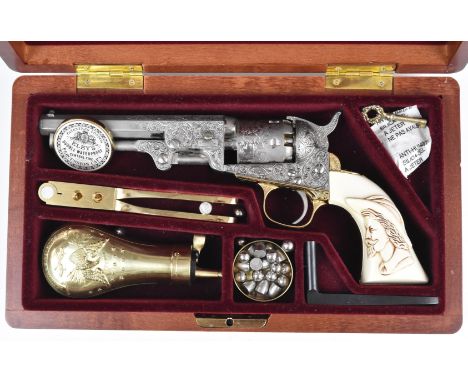 Buffalo Bill Historical Center 'The Buffalo Bill Cody 1849 Revolver' replica Colt six-shot single action revolver with engrav