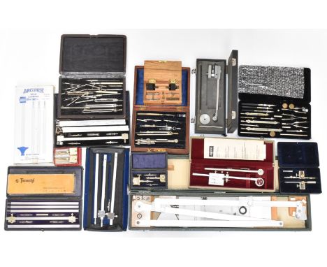 Draughtsman's equipment comprising beam compasses, planimeters and draughtsman's sets, including Ott pantograph, Harling, Arc