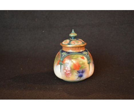 A Royal Worcester Hadleys Hand Painted Pot Pourri
