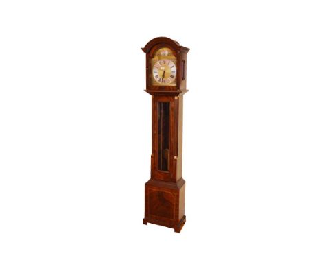 A Mahogany Cased Triple Weight Long Case Clock
