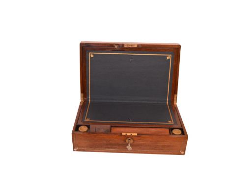 A Very Nice Inlaid Mother or Pearl Writing Box