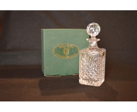 A Belfast Crystal Decanter
