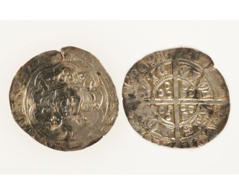 EDWARD IV, FIRST REIGN 1461-70. GROAT. Norwich mint, mm. obscured. Light coinage issue, N on breast, quatrefoil each side of 