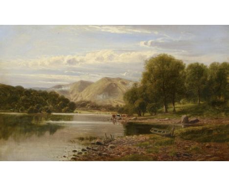 JOHN GUNSON ATKINSON (1863-1924)  SKIDDAW FROM NEAR LODORE  signed, inscribed verso, Skiddaw from near Lawdore, oil on canvas