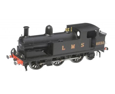 A LEEDS  MODEL CO O GAUGE ( 7MM) 20 VOLT ELECTRIC O-6-2 TANK LOCOMOTIVE  in LMS livery  and the manufacturer's 1949 Catalogue