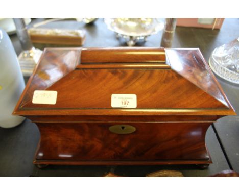 Victorian mahogany Tea Caddy