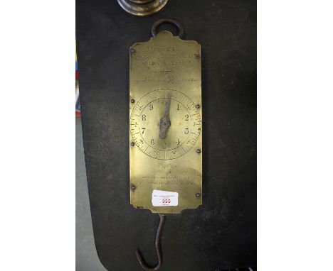 Brass Salter scales