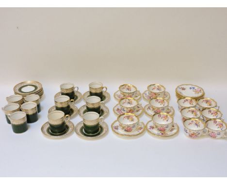 Two porcelain tea sets, Hammersley and Spode 'Oaklea' pattern