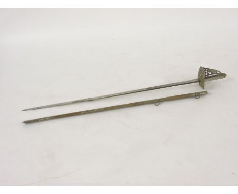 A British infantry officer's sword, with etched blade by Henry Wilkinson, blade initialled 'GWH' in scabbard, 106cm overall