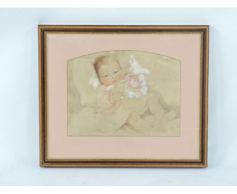 A BABY BOY 'BRYAN'indistinctly signed and dated March 1934, pencil and watercolour,31 x 40.5cm;After Peter ScottBARNACLE GEES