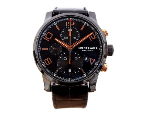 Montblanc Automatic Chronograph Timewalker men's wristwatch Mod: M29430, case numbered 7187 - JE - 102690, case size 43 mm, i