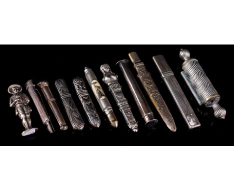 11 various needle cases including silver domestically and abroad