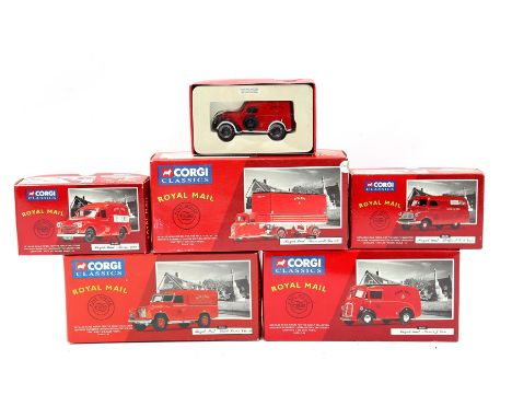 6 classic Corgi models from the series "Royal Mail" Limited Editions. The models are in near mint condition and in the origin