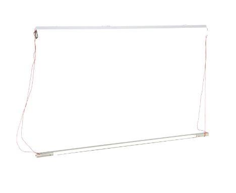 Bruno Ninaber -  van Eyben (1950-)Hanging lamp with fluorescent tube, design Bruno Ninaber - van Eyben, model 'Seventy Seven'