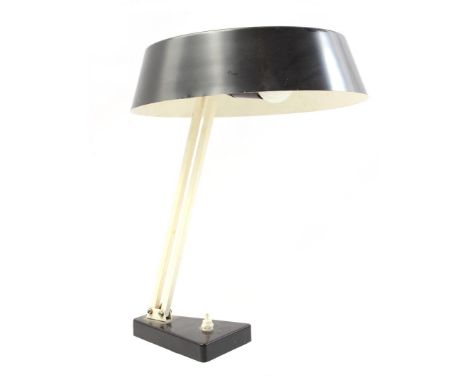 Herman Theodoor Jan Anthoin Busquet (1914-1977)Metal adjustable table lamp, H. Busquet for Hala Zeist, model number 135, Neth