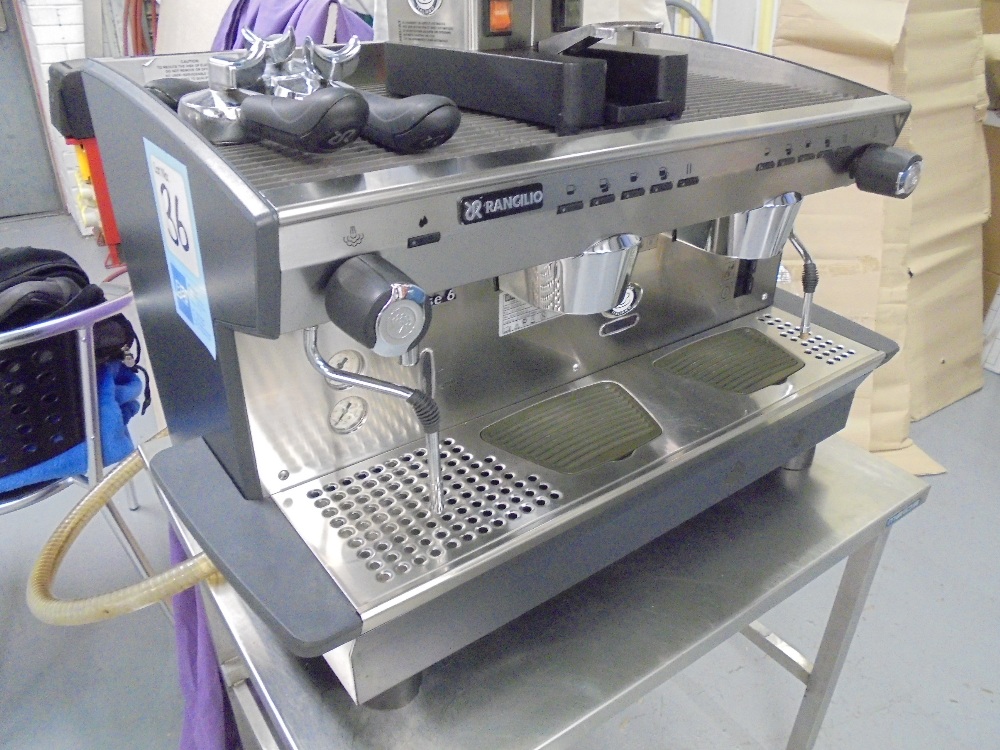 Rancilio Classe 6 E 2GR Stainless Steel Espresso Coffee Machine ...