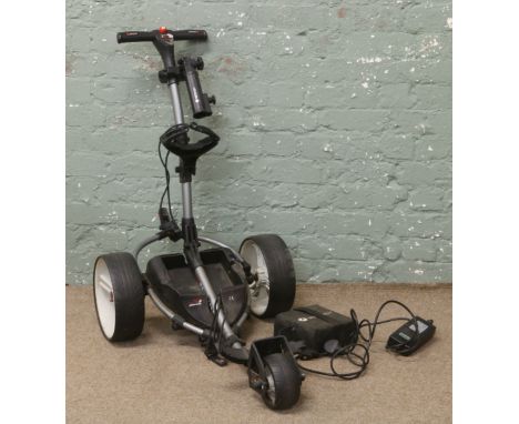 An electric motor caddy.