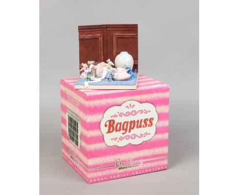 A boxed Robert Harrop Bagpuss model entitled 'The Ballet shoe'.