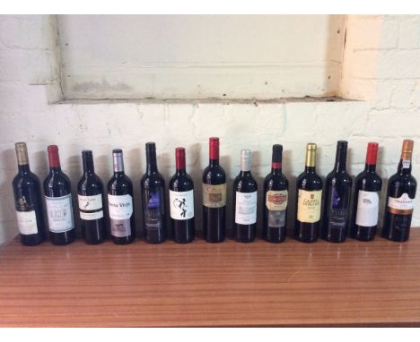 *20 bottles assorted red wines and port, to include 5 bottles Home Farm Shiraz Merlot, 4 bottles Puzzle Ridge Merlot and 2 bo