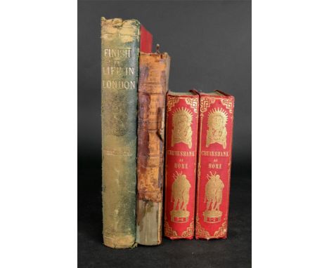 EGAN (PIERCE) The Finish to the Adventures of Tom, Jerry, and Logic, London: 1887, with numerous illustrations by Robert Crui