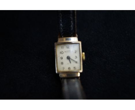 Vintage ladies Roma wristwatch with 9ct Gold case 