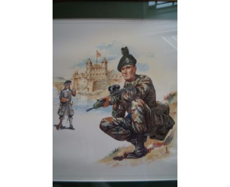 Royal Irish Rangers - limited edition framed print