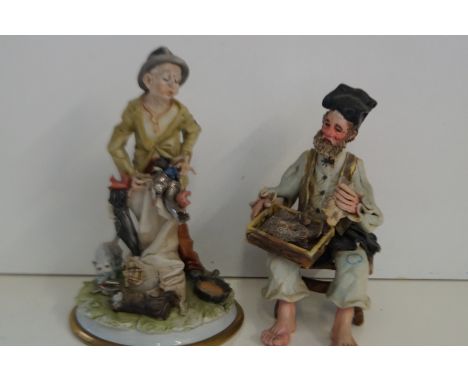 2 Capodimonte style figures