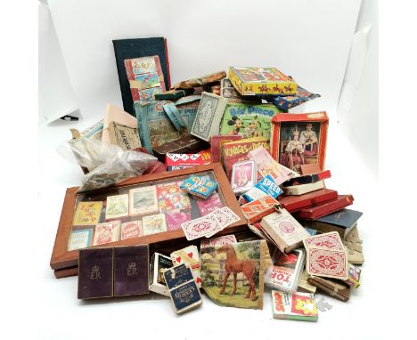 Qty of games / playing cards inc Barbie, Neighbours, puzzles etc
