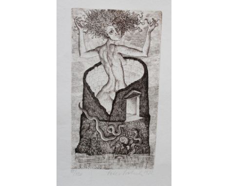etching on paper hansigned 32x13cm