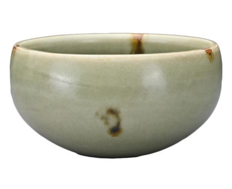 A persimmon-glazed conical bowl and a painted 'Cizhou' bowl