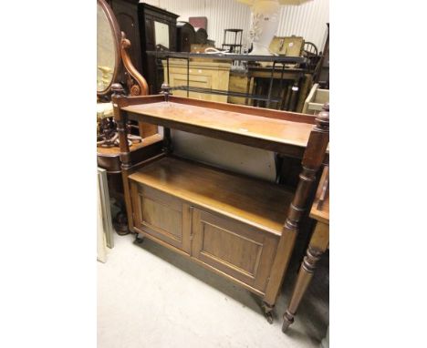 Large Mahogany Buffet with two cupboards