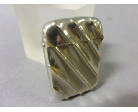 Early 20th century Silver Plated Vesta Case