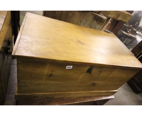 A Vintage Pine Blanket Box 