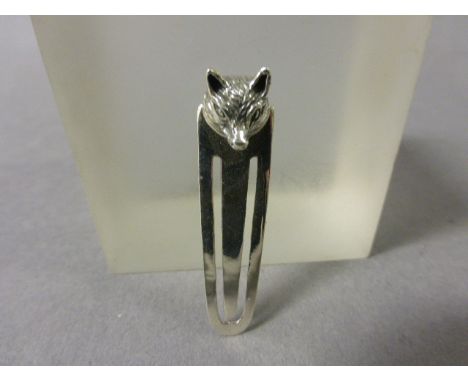 Silver Fox Bookmark 