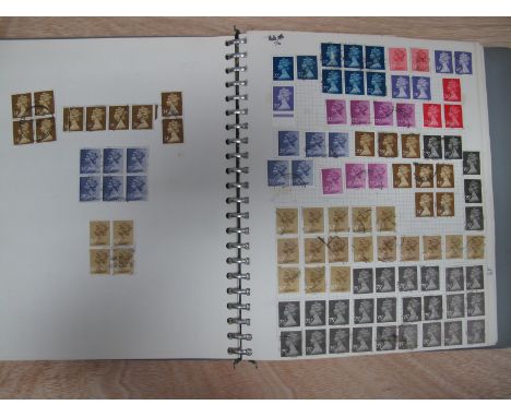 A GB Mint and Used Stamp Collection, with stamps from Queen Victoria through to Queen Elizabeth II. Noted 1913-34 Bradbury Wi