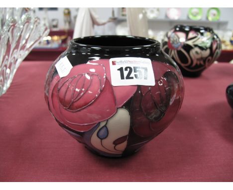 A Moorcroft Pottery Vase, decorated in the 'Bellahouston' design by Emma Bossons, first quality, shape 402/4, impressed and p
