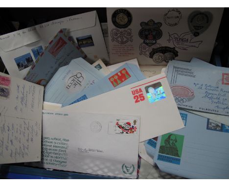 A Collection of Over 160 Covers and a Few Cards from Around The World, G.B. first day covers to 1994 D D Landings and some Ho
