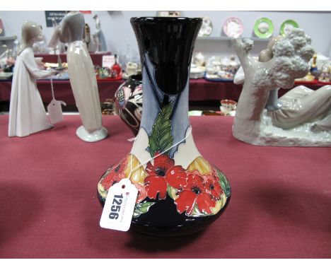 A Moorcroft Pottery Vase, decorated in the 'Forever England' design by Vicky Lovatt, first quality, shape 62/7, impressed and