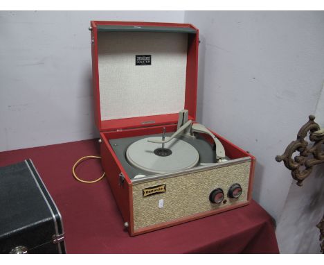 A Dansette Senator Record Player, having Monarch turn table.