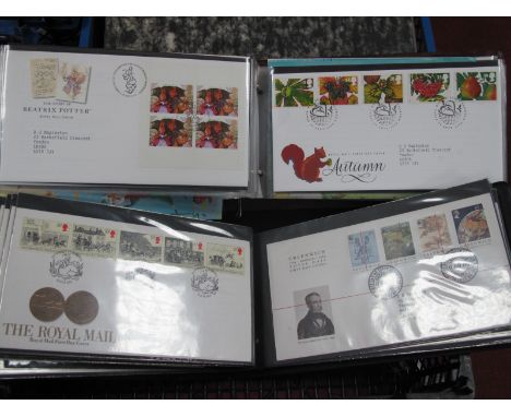 Forty Great Britain First Day Covers, from January 1992 to May 1995. Neatly typed addresses and includes definitives and comm